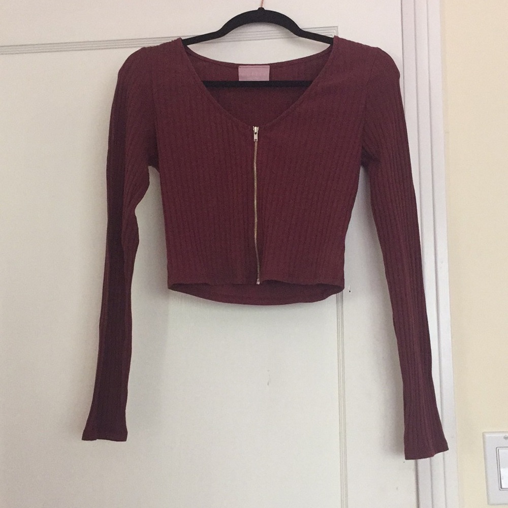 Long Sleeve Crop Top